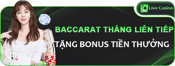 thưởng thắng khi chơi baccarat